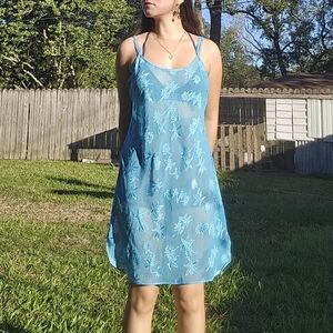 Secret Treasure Mesh Slip Dress